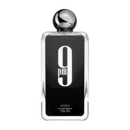 Flacon du parfum 9 PM Afnan pour homme - Vue de face
